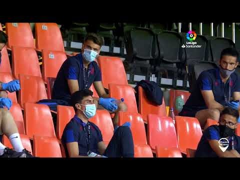 Calentamiento Valencia CF vs Levante UD