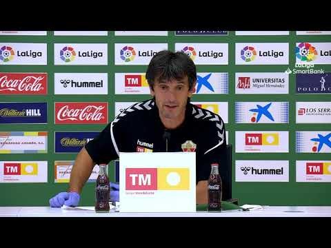 Rueda de prensa de Pacheta tras el Elche CF vs Extremadura UD (1-1)