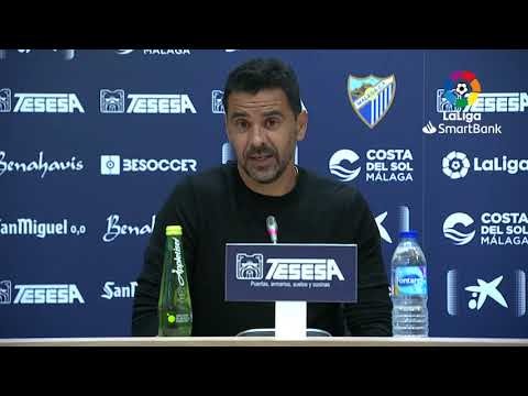 Rueda de prensa Málaga CF vs SD Huesca