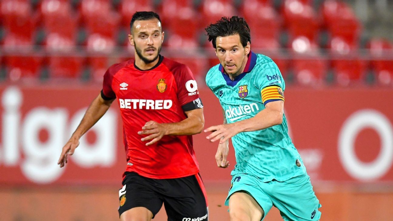 Messi leads Barca to flying return against Mallorca
