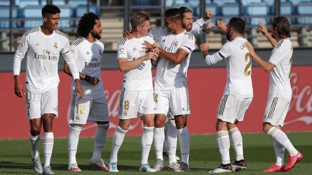 Real Madrid cruise to victory against Eibar