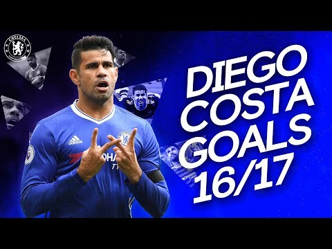 Diego Costa | All 20 Goals | 2016/17 Premier League Winning Season