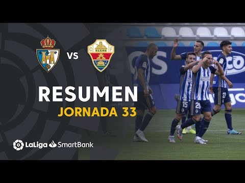 Resumen de SD Ponferradina vs Elche CF (2-1)