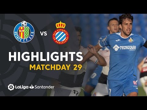 Highlights Getafe CF vs RCD Espanyol (0-0)