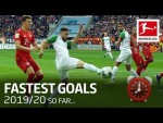 Top 5 Fastest Goals 2019/20 So Far