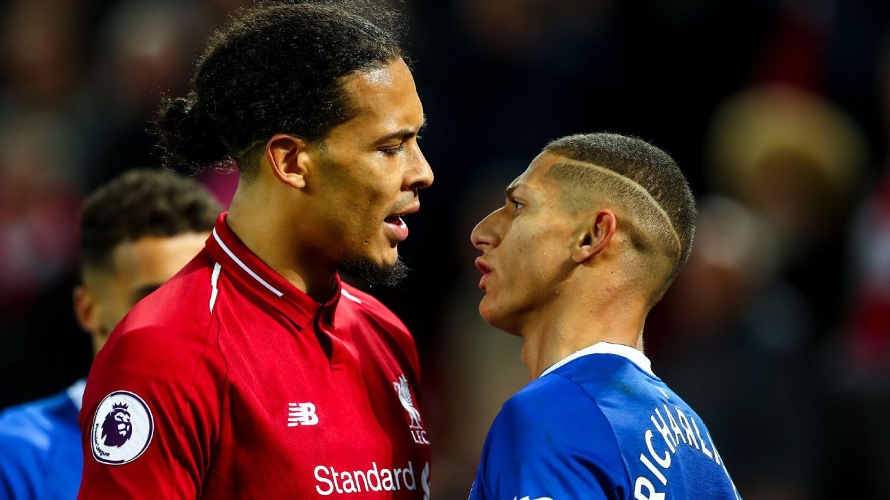 Richarlison digs Van Dijk ahead of derby clash