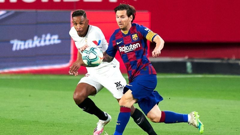 Messi, Barca stifled in scoreless draw at Sevilla