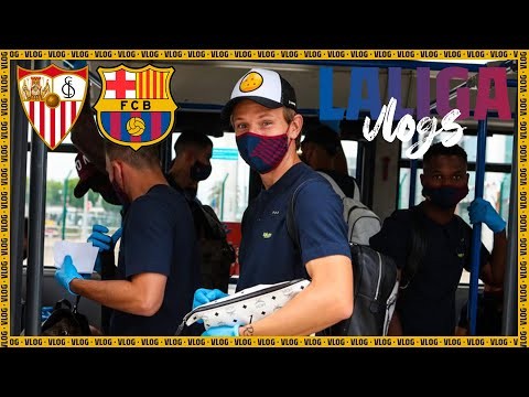 What it really is like to play behind closed doors | SEVILLA - BARÇA Vlog