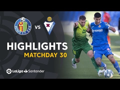 Highlights Getafe CF vs SD Eibar (1-1)