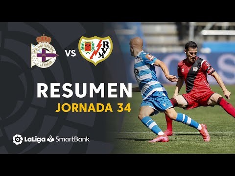 Resumen de RC Deportivo vs Rayo Vallecano (3-3)