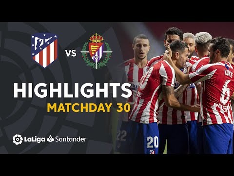 Highlights Atletico Madrid vs Real Valladolid (1-0)