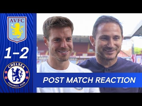 Frank Lampard & Cesar Azpilicueta React To Crucial Win | Aston Villa 1-2 Chelsea | Premier League