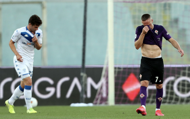 Brescia snatch a point from wasteful Fiorentina