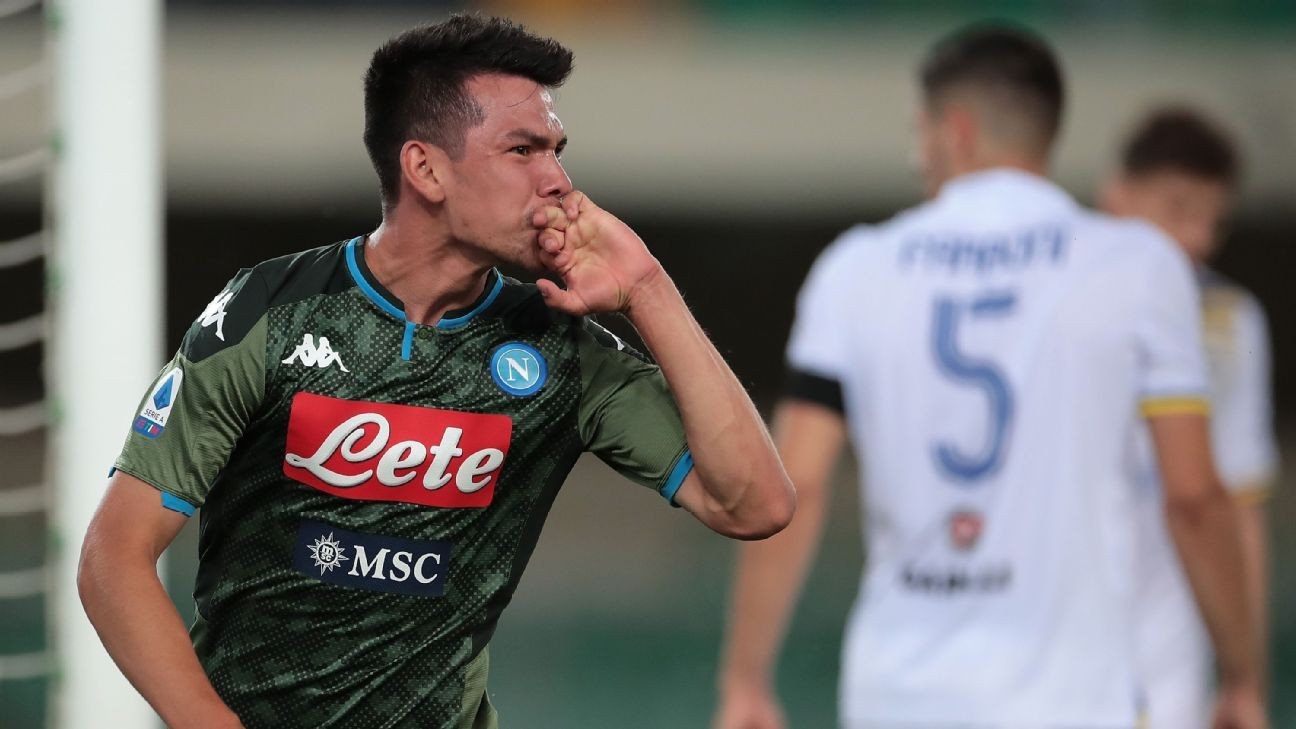 Mexico's Lozano scores late in Napoli win