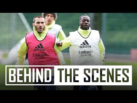 ?Shooting & drills | Behind the scenes at Arsenal training centre