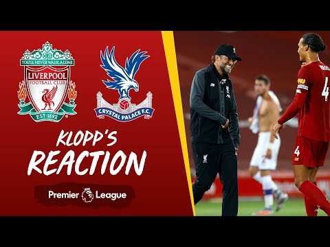 Klopp's Reaction: 'I never missed our fans more than tonight' | Liverpool vs Crystal Palace
