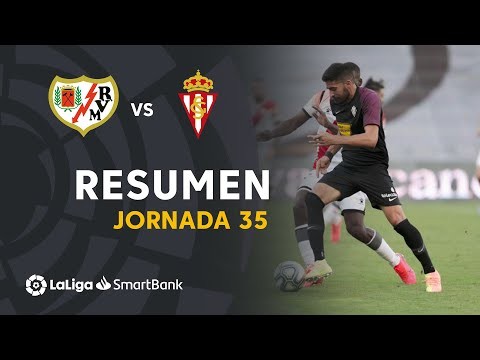 Resumen de Rayo Vallecano vs Real Sporting (1-1)
