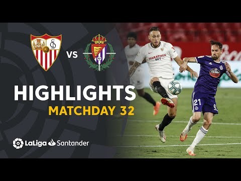 Highlights Sevilla FC vs Real Valladolid (1-1)