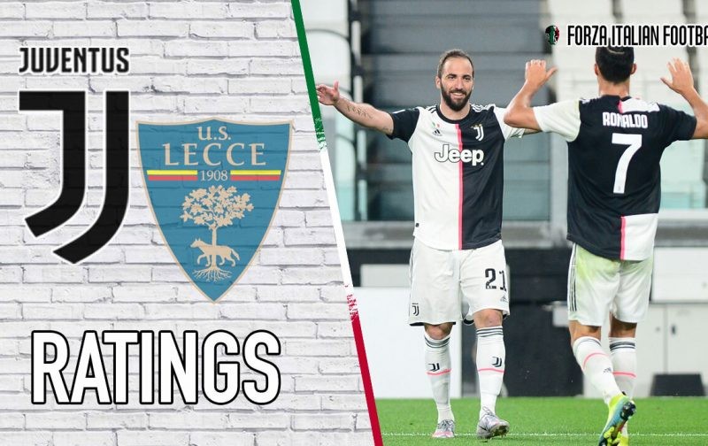 Juventus Player Ratings: Ronaldo involved in three goals