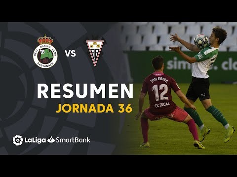 Resumen Real Racing Club vs Albacete BP (1-2)