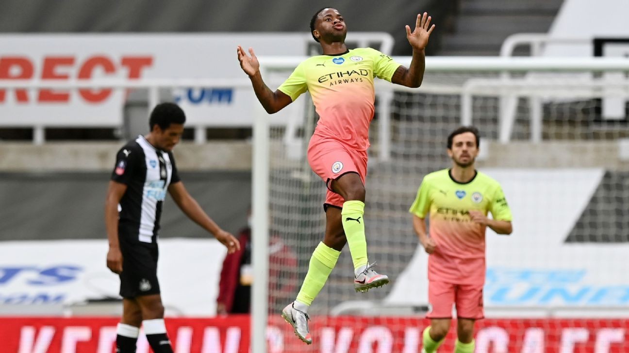 Sterling 8/10 as Man City reach FA Cup semis