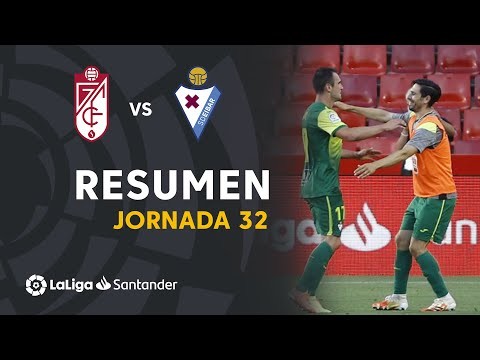 Resumen de Granada CF vs SD Eibar (1-2)