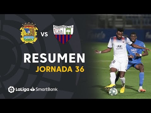 Resumen de CF Fuenlabrada vs Extremadura UD (1-1)