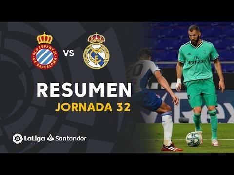 Resumen de RCD Espanyol vs Real Madrid (0-1)