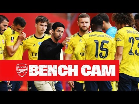BENCH CAM | Sheffield United 1-2 Arsenal | Emirates FA Cup