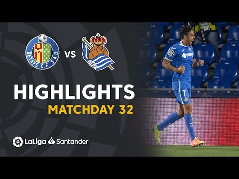 Highlights Getafe CF vs Real Sociedad (2-1)