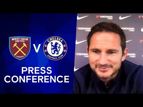 Frank Lampard on Declan Rice, Timo Werner & Hakim Ziyech plus Pulisic Injury | West Ham v Chelsea