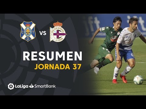 Resumen de CD Tenerife vs RC Deportivo (1-1)