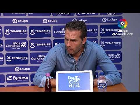 Rueda de prensa CD Tenerife vs RC Deportivo