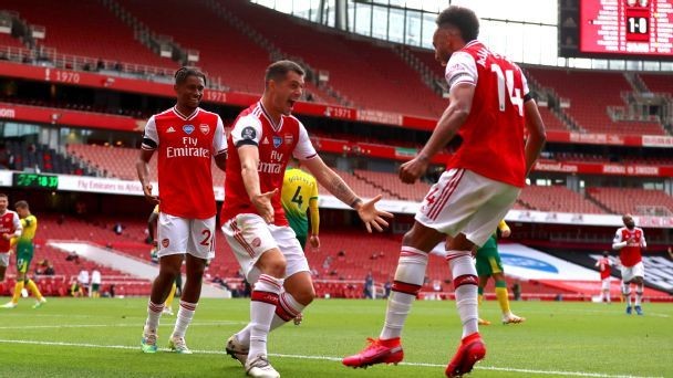 Arsenal seventh with comfy win over Norwich