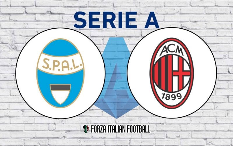 SPAL v AC Milan: Official Line-Ups