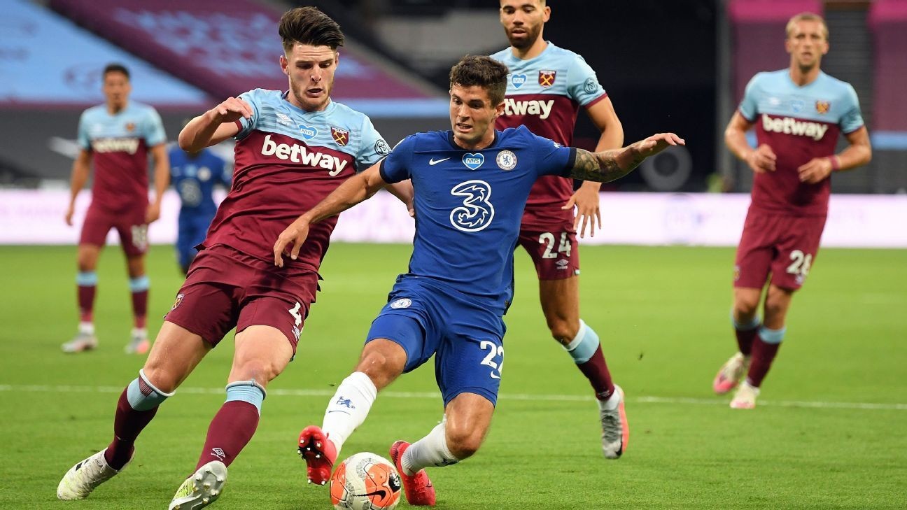 Pulisic, Willian 8/10 as Chelsea's lone bright spots as Blues fail to go third after loss at West Ham