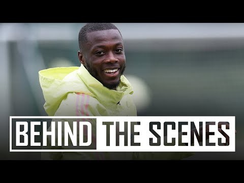 ?That finish from Pepe! | Behind the scenes at Arsenal training centre
