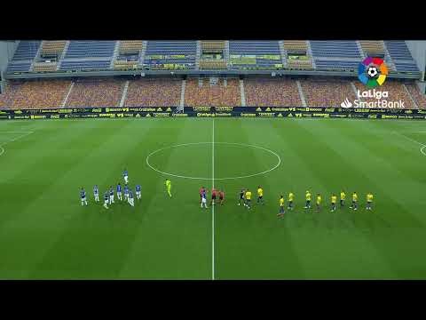 Calentamiento Cádiz CF vs Real Oviedo