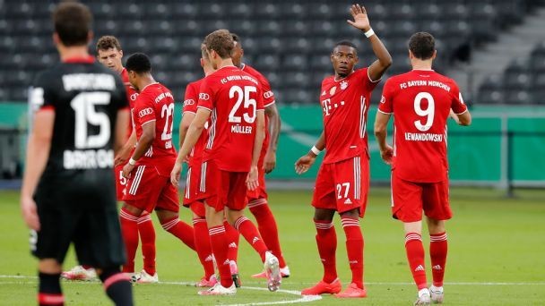 Bayern Munich win German Cup 4-2