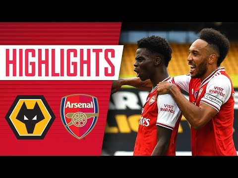 Saka and Lacazette both score! | Wolves 0-2 Arsenal | Premier League | Highlights