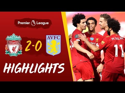 Highlights: Liverpool 2-0 Aston Villa | Curtis Jones scores his first PL Goal - With crowd effects