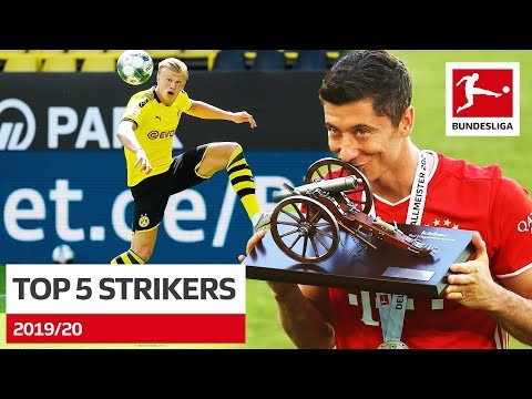 Top 5 Best Strikers 2019/20 - Lewandowski, Haaland and More