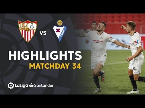 Highlights de Sevilla FC vs SD Eibar (1-0)