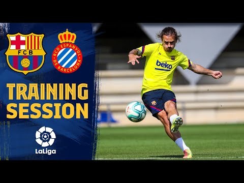 WATCH: final preparations ahead of Barcelona derby (Barça v Espanyol)