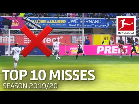 Top 10 Misses 2019/20 - Lewandowski, Alcacer, Thuram & More