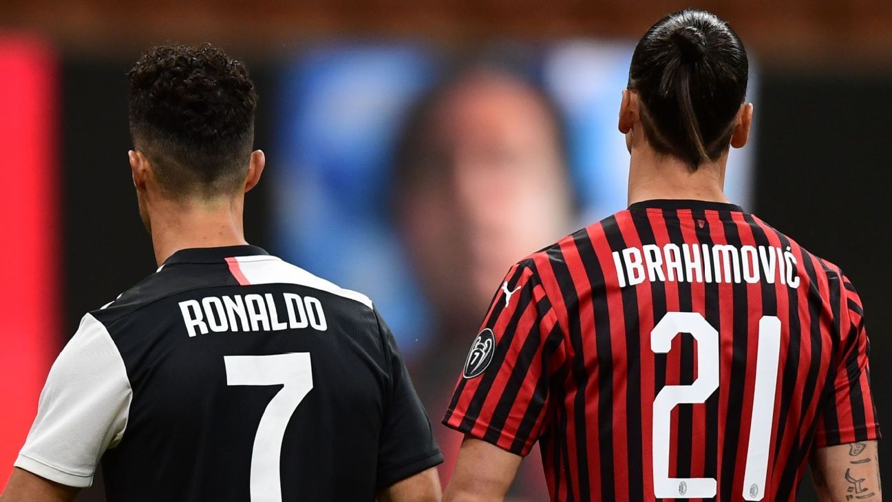 Ronaldo vs. Ibrahimovic: Milan striker wins what could be last battle of two greats
