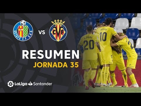 Resumen de Getafe CF vs Villarreal CF (1-3)