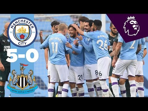 HIGHLIGHTS | Man City 5-0 Newcastle | Jesus, Mahrez, Silva, Sterling