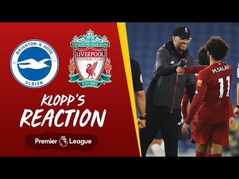 Klopp's Reaction: 'A job well done' | Brighton vs Liverpool