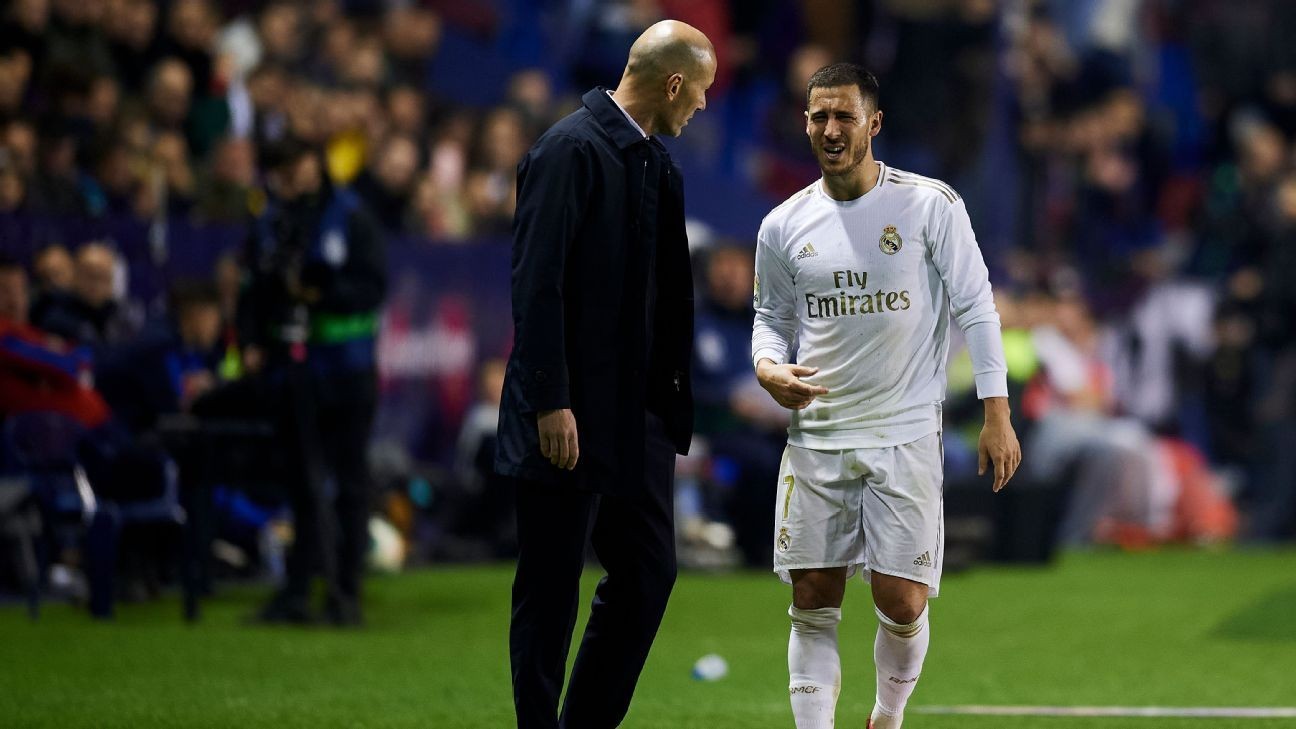 Zidane: Hazard isn't afraid of serious injury